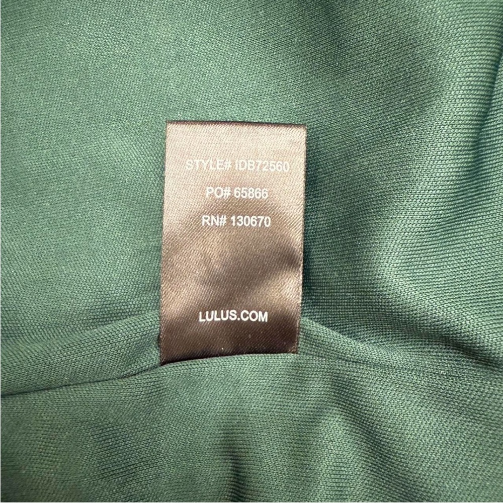 NWT Lulus Perfect Situation Shift Dress | Size XL | Dark Green Forest - Picture 7 of 8